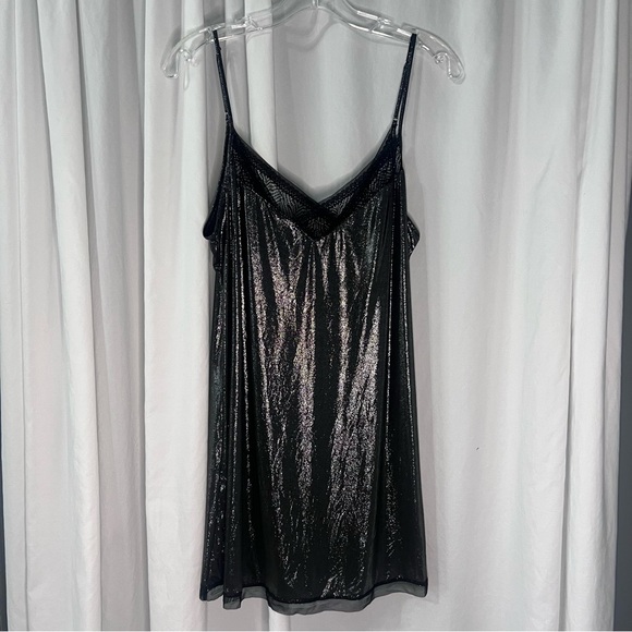 Victoria's Secret Black Metallic Slip Gown - Picture 1 of 3